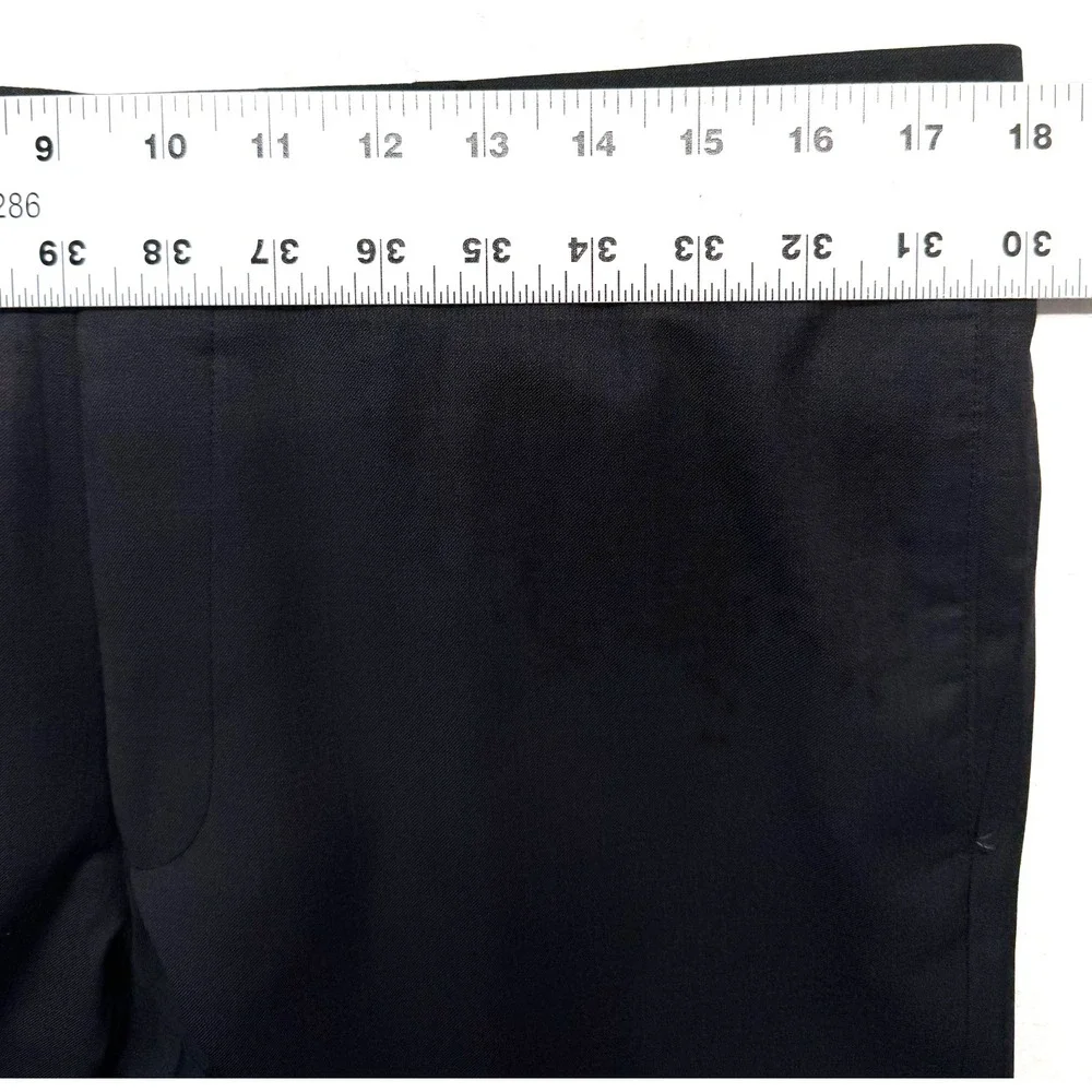 Jack Victor 36x30 Charcoal Dress‎ Suit Pants Trousers Flat Front Wool Straight
